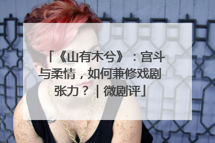 《山有木兮》：宫斗与柔情，如何兼修戏剧张力？｜微剧评
