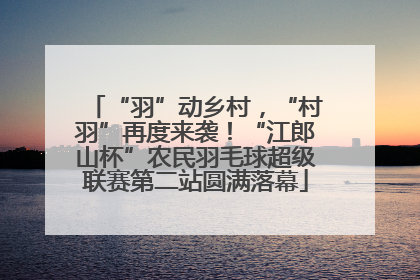 “羽”动乡村，“村羽”再度来袭！“江郎山杯”农民羽毛球超级联赛第二站圆满落幕