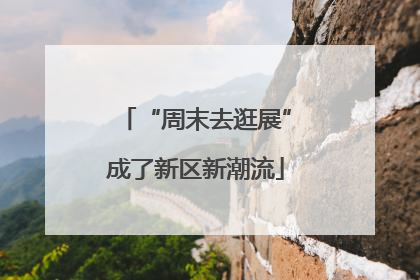 “周末去逛展”成了新区新潮流