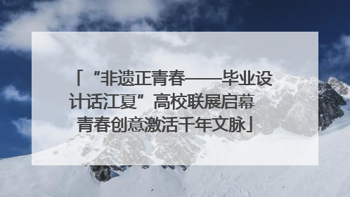 “非遗正青春——毕业设计话江夏”高校联展启幕 青春创意激活千年文脉