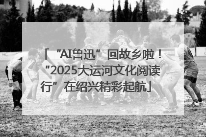“AI鲁迅”回故乡啦！“2025大运河文化阅读行”在绍兴精彩起航