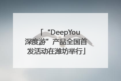 “DeepYou深度游”产品全国首发活动在潍坊举行