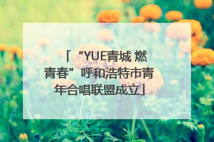 “YUE青城 燃青春”呼和浩特市青年合唱联盟成立