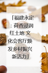 福建永定：荷香浸润红土地 文化会客厅焕发乡村振兴新活力