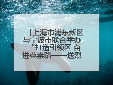 上海市浦东新区与宁波市联合举办“打造引领区 奋进尊崇路——送烈士精神回家乡”主题活动