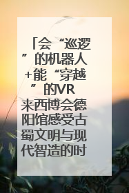 会“巡逻”的机器人+能“穿越”的VR 来西博会德阳馆感受古蜀文明与现代智造的时空对话｜西博视界