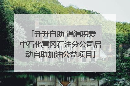 升升自助 涓涓积爱 中石化黄冈石油分公司启动自助加油公益项目