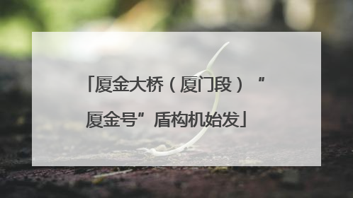 厦金大桥（厦门段）“厦金号”盾构机始发