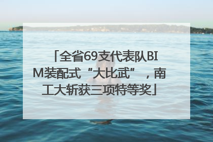 全省69支代表队BIM装配式“大比武”，南工大斩获三项特等奖