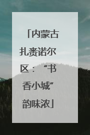 内蒙古扎赉诺尔区：“书香小城”韵味浓