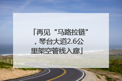 再见“马路拉链”，琴台大道2.6公里架空管线入廊