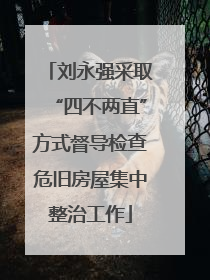 刘永强采取“四不两直”方式督导检查危旧房屋集中整治工作