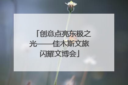 创意点亮东极之光——佳木斯文旅闪耀文博会