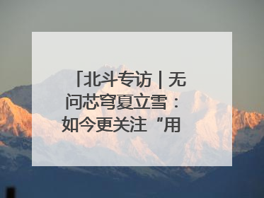 北斗专访｜无问芯穹夏立雪：如今更关注“用对芯片”而非“用贵芯片”