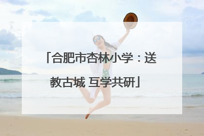 合肥市杏林小学：送教古城 互学共研