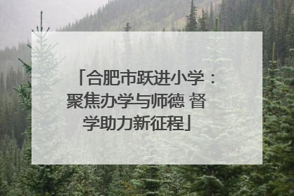 合肥市跃进小学：聚焦办学与师德 督学助力新征程
