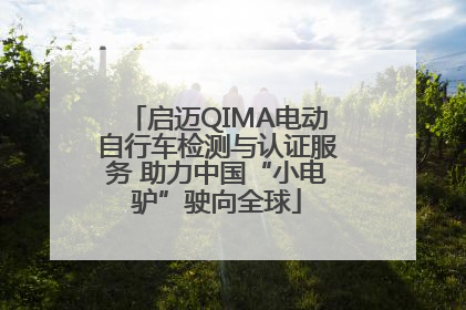 启迈QIMA电动自行车检测与认证服务 助力中国“小电驴”驶向全球