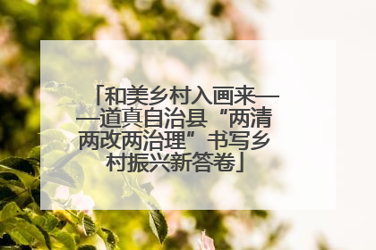 和美乡村入画来——道真自治县“两清两改两治理”书写乡村振兴新答卷