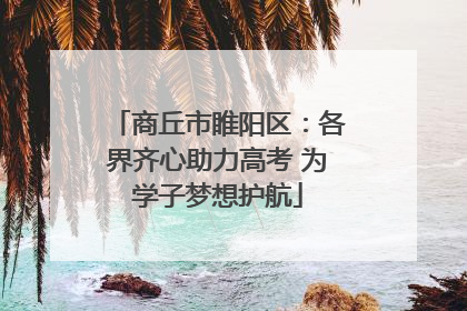 商丘市睢阳区：各界齐心助力高考 为学子梦想护航