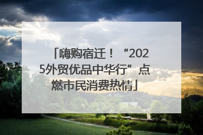 嗨购宿迁！“2025外贸优品中华行”点燃市民消费热情