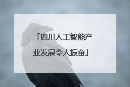 四川人工智能产业发展令人振奋