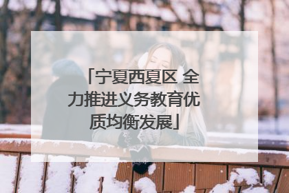 宁夏西夏区 全力推进义务教育优质均衡发展