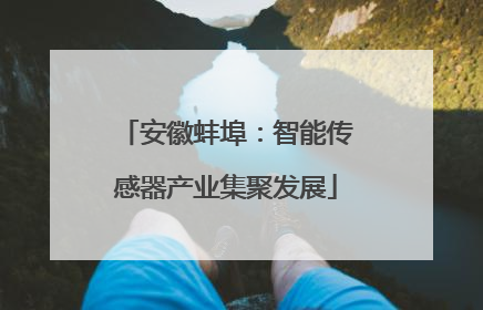 安徽蚌埠：智能传感器产业集聚发展