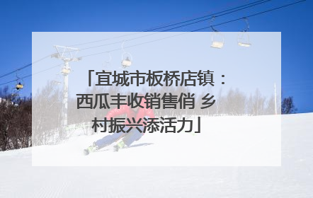 宜城市板桥店镇：西瓜丰收销售俏 乡村振兴添活力