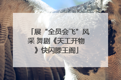 展“全员会飞”风采 舞剧《天工开物》快闪滕王阁