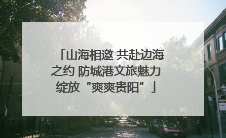 山海相邀 共赴边海之约 防城港文旅魅力绽放“爽爽贵阳”
