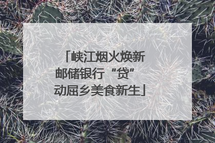 峡江烟火焕新 邮储银行“贷” 动屈乡美食新生