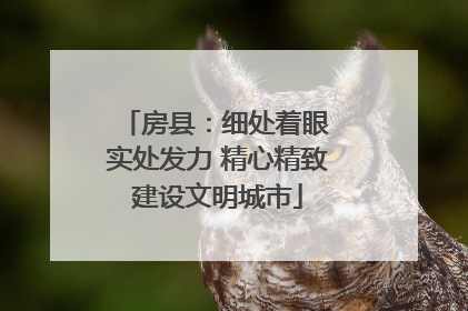 房县：细处着眼 实处发力 精心精致建设文明城市