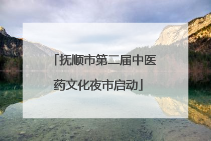 抚顺市第二届中医药文化夜市启动