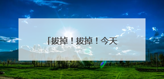 拔掉！拔掉！今天下班前，杭州人务必检查下自己的车