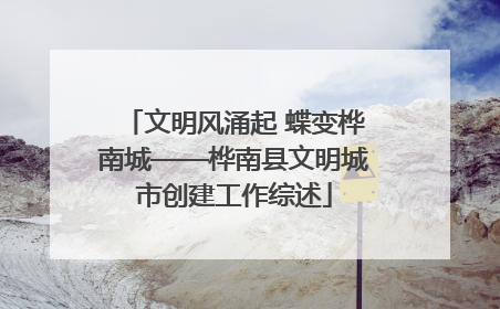 文明风涌起 蝶变桦南城——桦南县文明城市创建工作综述