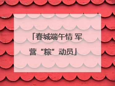 春城端午情 军营“粽”动员