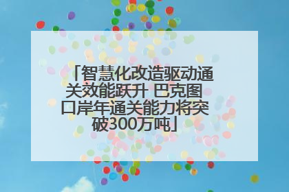 智慧化改造驱动通关效能跃升 巴克图口岸年通关能力将突破300万吨