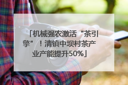 机械强农激活“茶引擎”！清镇中坝村茶产业产能提升50%