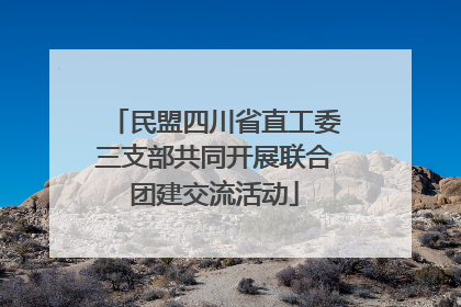 民盟四川省直工委三支部共同开展联合团建交流活动