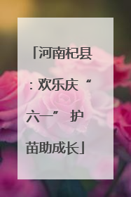 河南杞县：欢乐庆“六一” 护苗助成长
