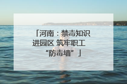 河南：禁毒知识进园区 筑牢职工“防毒墙”