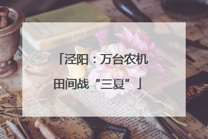 泾阳：万台农机田间战“三夏”
