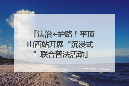 法治+护路！平顶山西站开展“沉浸式”联合普法活动
