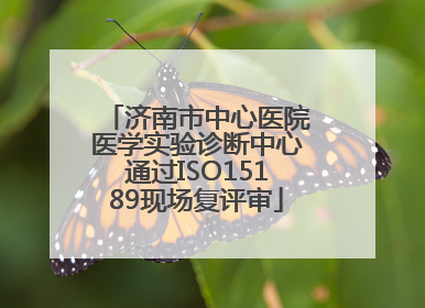 济南市中心医院医学实验诊断中心通过ISO15189现场复评审