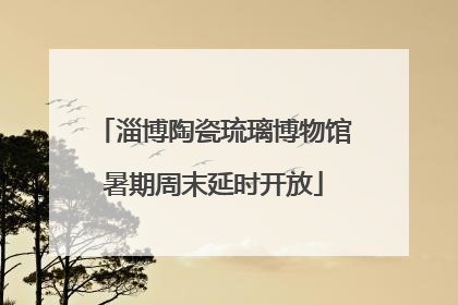 淄博陶瓷琉璃博物馆暑期周末延时开放