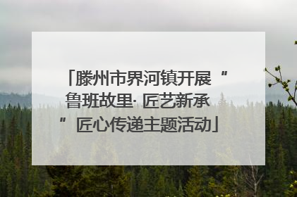 滕州市界河镇开展“鲁班故里· 匠艺新承”匠心传递主题活动