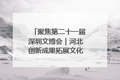 聚焦第二十一届深圳文博会｜河北创新成果拓展文化产业“朋友圈”