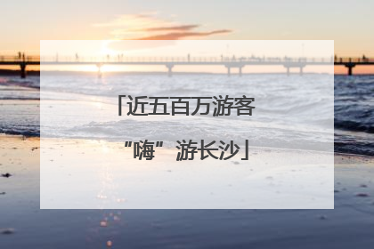 近五百万游客“嗨”游长沙