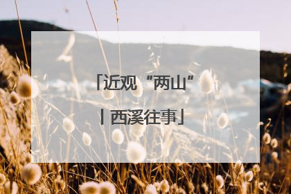 近观“两山”丨西溪往事