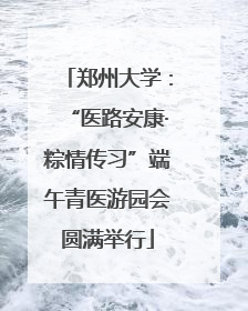 郑州大学：“医路安康·粽情传习”端午青医游园会圆满举行
